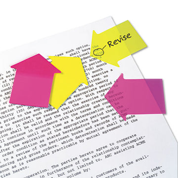 Redi-Tag® Seenotes Transparent-film Arrow Page Flags, Neon Assorted, 60-pad, 2 Pads freeshipping - TVN Wholesale
